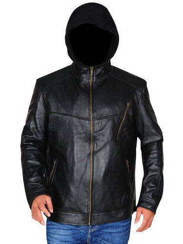 Blouson motard homme - , cuir