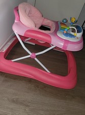 trotteur bébé rose