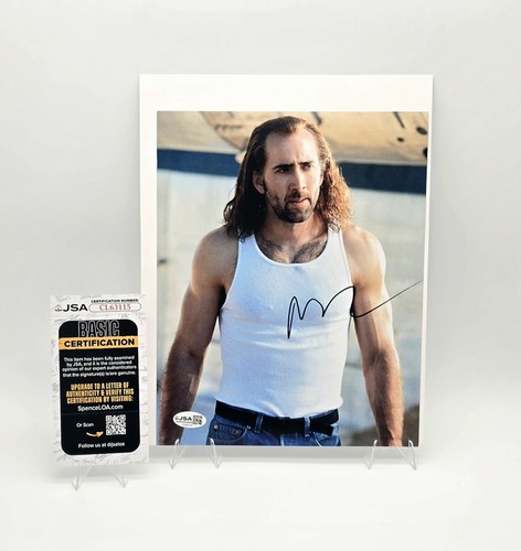 Nicolas cage signed 8x10 photo - signed,