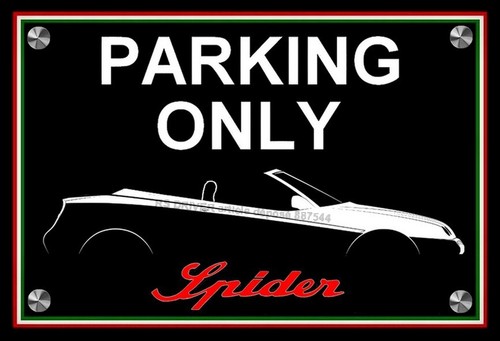 Plaque parking only alfa romeo - parking,