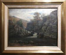 Louis Noirot (1820-1902), "Paysage", huile sur toile, 32.5 x 41 cm (+ cadre)