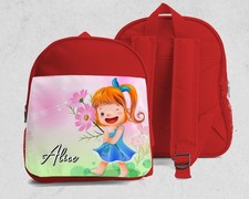 Sac à dos enfant fille personnalisé avec prénom
