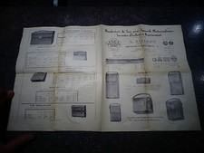 Ancien Dépliant Sacoche Boitier Cuir Gallet Chatillon sur Chalaronne des Casques