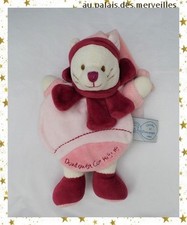 Doudou Chat Cape Minouchette Rose Bordeaux Doudou Et Compagnie