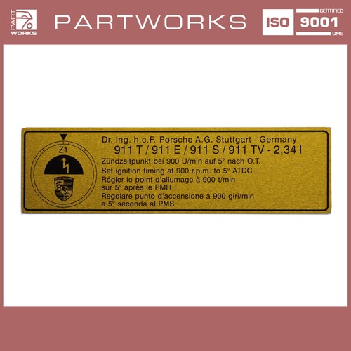 Adhesive sign ignition timing