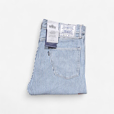 NWT Levi's Made&Crafted 551Z Striped Jeans Big E