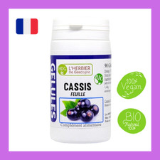 Cassis feuille Bio | Articulations | Draineur | Circulation |  90 gélules Vegan
