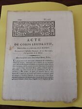 Vieux Documents : Acte Du