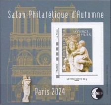 Timbre France Bloc CNEP 97** La Vierge du Pilier 2024