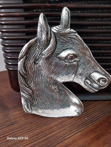 Tête cheval métal - tête,