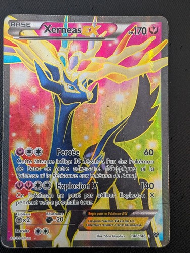 Carte pokémon xerneas - pokémon, ex
