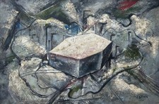 Josef Sima oil on Canvas rare