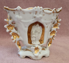 Joli Vase de mariée  ANGE et ENFANT en PORCELAINE DE PARIS 