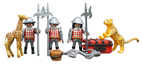 Playmobil chevalier gardes set