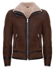 Veste En Cuir Biker En Laine
