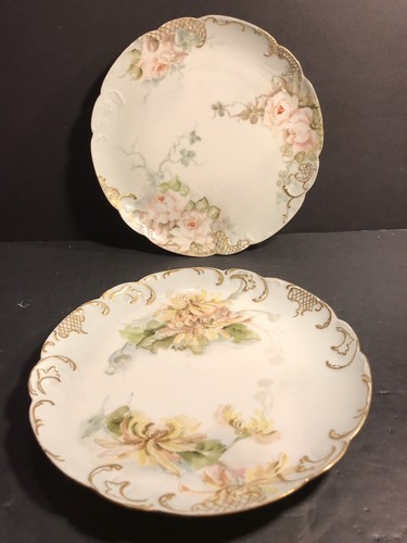 Pair antique limoges - of,