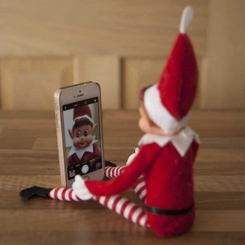 Noël lutin farceur elfie - noël,