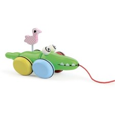 Jouet à traîner en bois