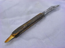 ANCIEN COUTEAU A GREFFER JARDINIER LAME FORGE KNIFE