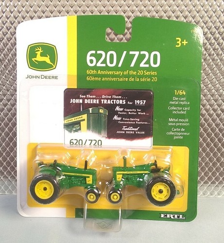 Ertl john deere 620 - 1/64, 620/720