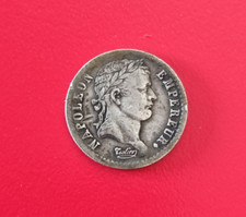 Monnaie 1/2 Franc Napoléon Ier 1808 B (Rouen) République 1er Empire 1804-1814