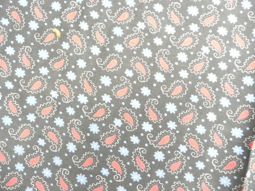 Tissu ancien vintage coton - tissu,