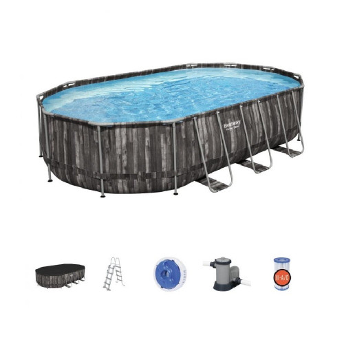Bestway 5611r piscine steel - 5611r,