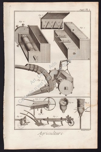 Materiel agricole ancien xviii - materiel,