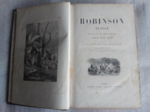 Livre ancien robinson - le,