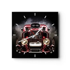 Horloge murale en verre