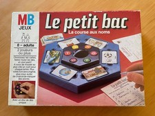 ? Jeu De Société MB Le Petit Bac la course aux noms 1985 Vintage 10 cartes