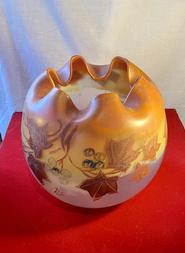 Vase signé leg legras - vase,