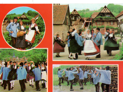 Carte postale groupe - postale,