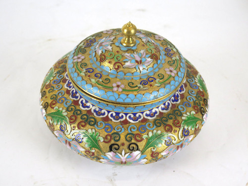 Bol chinois cloisonné - cloisonné, avec