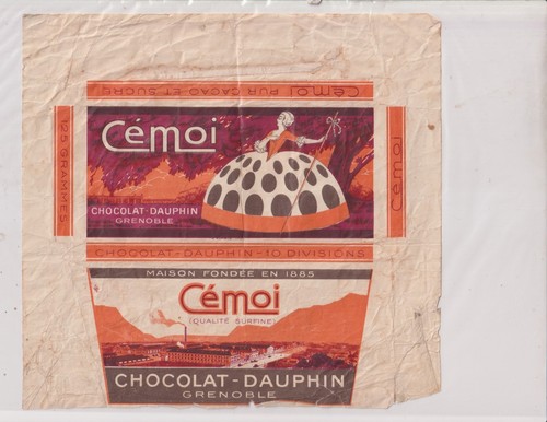 Circa 1930 emballage cémoi - 1930., emballage.