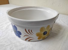 Ancien Plat creux en céramique pour cuisson au four 22 cm de diamètre