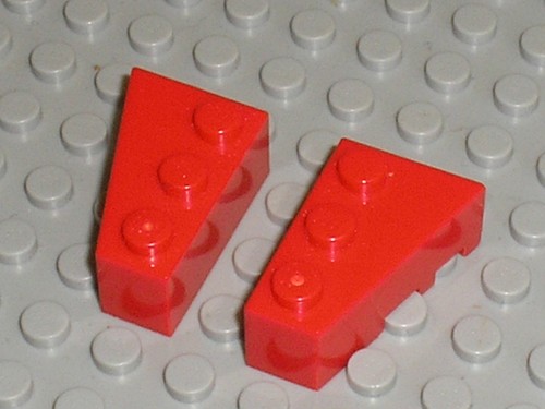 Lego red wedges ref - wedges, &