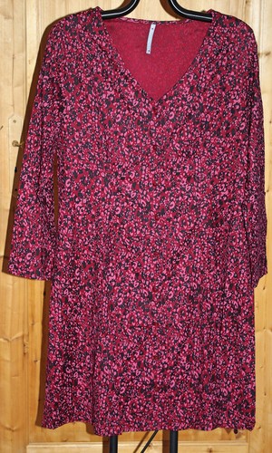 Robe imprimée manches longues