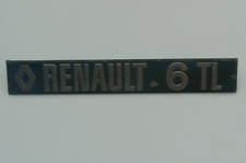  RENAULT 6 TL sigle embleme