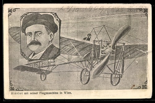 Carte postale avion - , bleriot