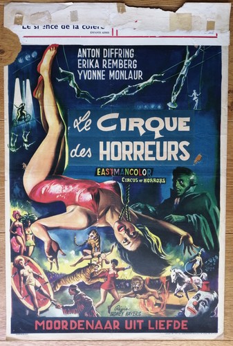 Cirque des horreurs affiche - cirque,
