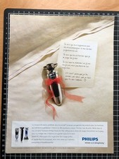 Publicité Papier de 2009- Rasoirs PHILIPS - French ad from magazine