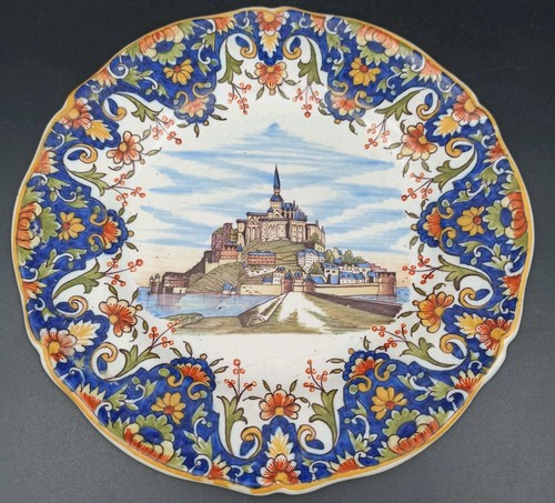 Desvres assiette en faïence - desvres,