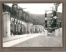 Construction de la Centrale Hydroélectrique de Cordéac entre 1942-1948  Vintage 