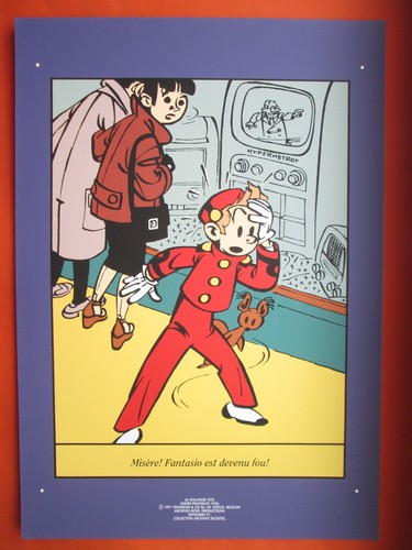 Franquin serigraphie spirou - franquin,