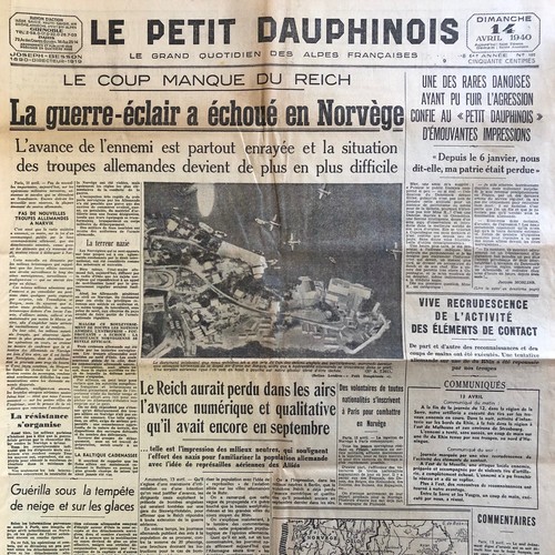Journal petit dauphinois - journal,