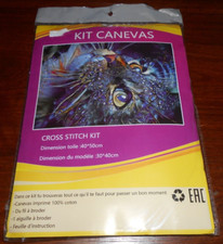 kit point de croix imprimé