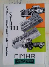 Grattoir Testées Cylindres Auto Camions Période Cimar Brochure 1967 Prospekt