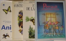 LIVRES LOT DE 4 VOL. LEYENDAS ET CONTES ET ANIMAUX