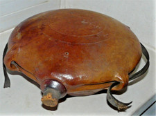 GRANDE GOURDE EN GRES ANCIENNE